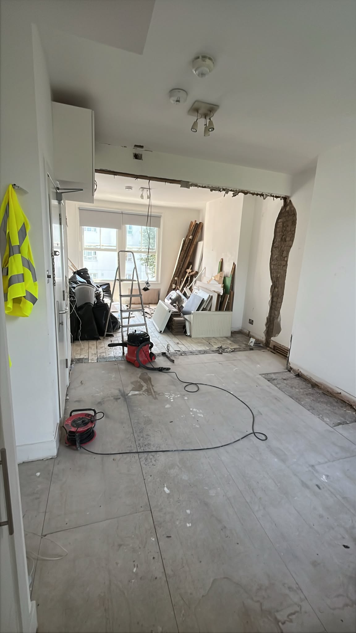 Property renovation in progress